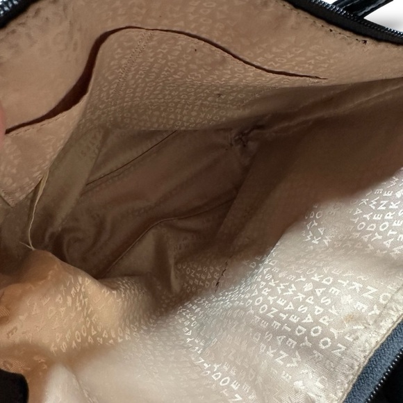 Kate Spade Emerald Ave Black Patent Leather Embossed Tote - Picture 6 of 14